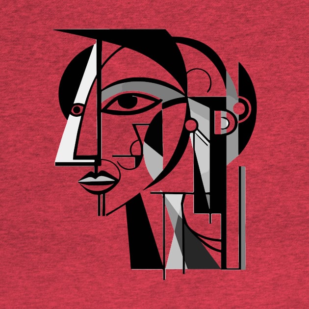 Cubist Woman by n23tees